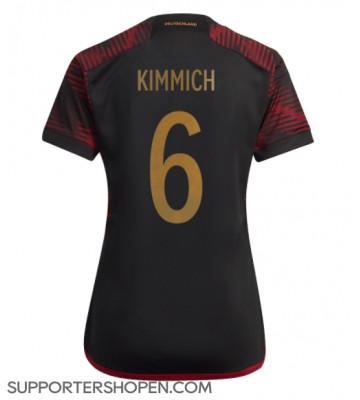 Tyskland Joshua Kimmich #6 Borta Matchtröja Dam VM 2022 Kortärmad